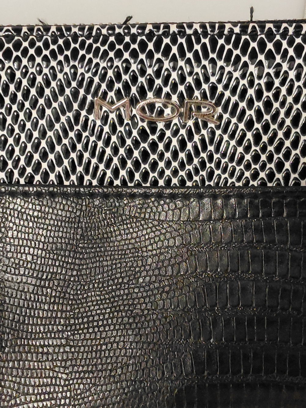MOR See Through Black and White Makeup/Toiletry Bag Pouch - Picture 11 of 11